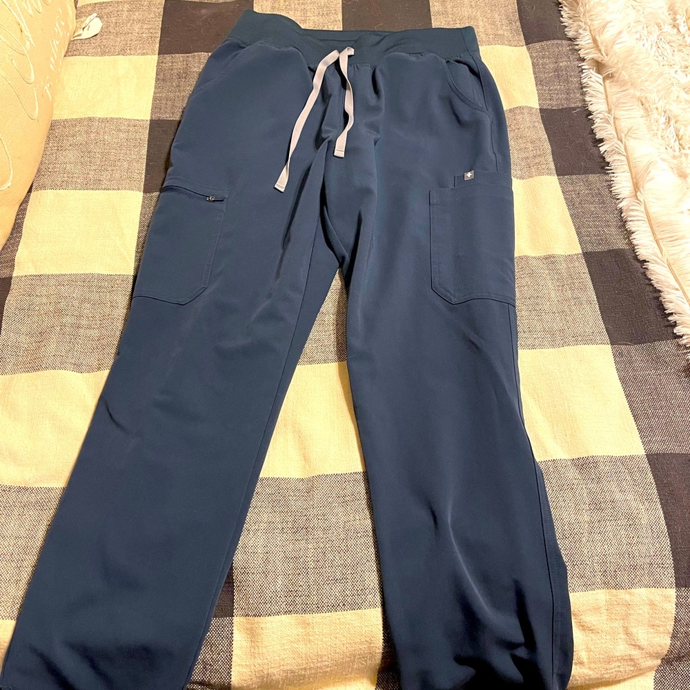Figs women’s high waisted yola skinny size large in night sky